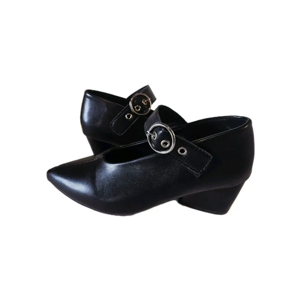 Black High Heel Pumps Party Cocktail Shoes Size 8
